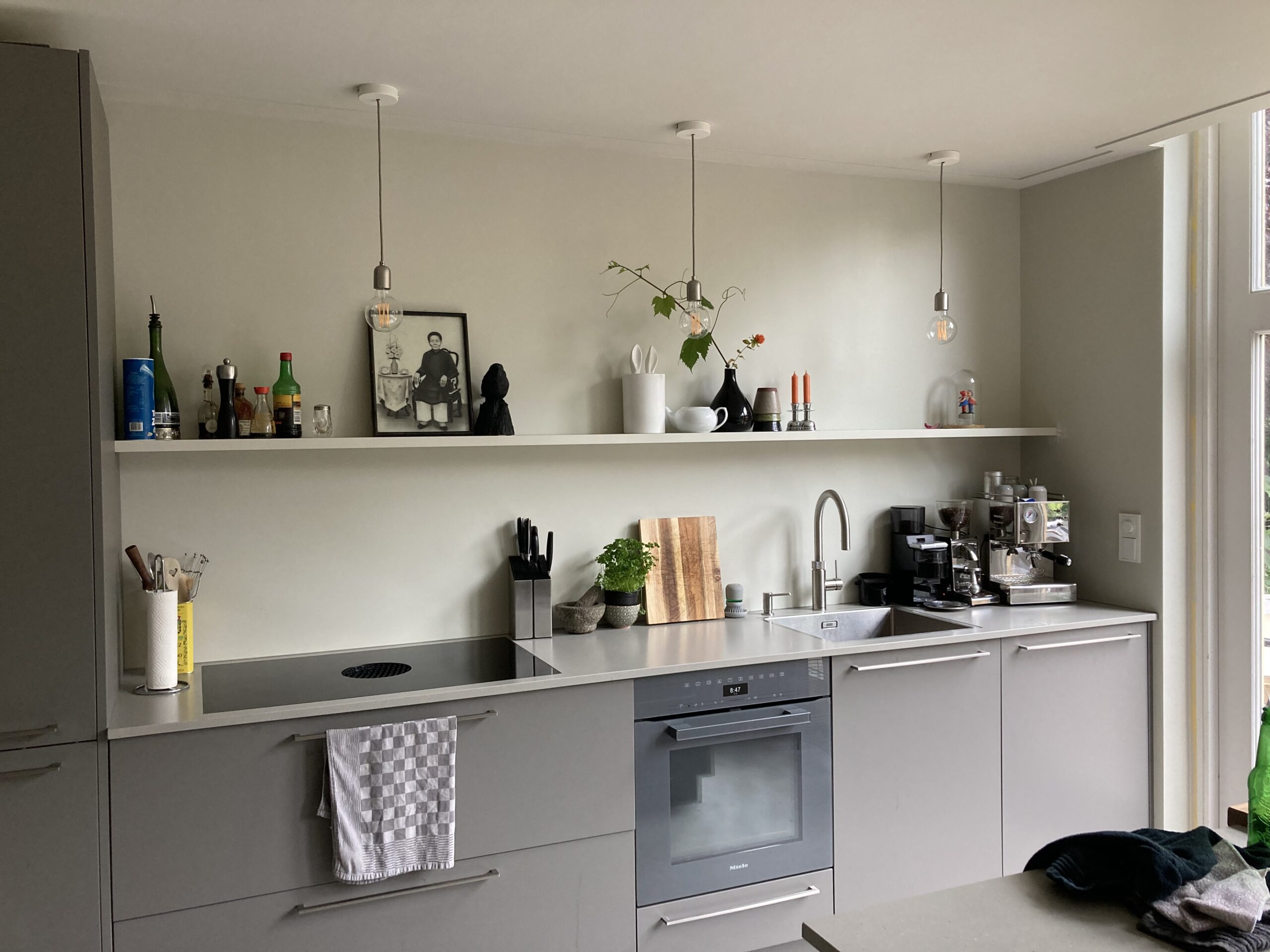 Hanglampen in keuken